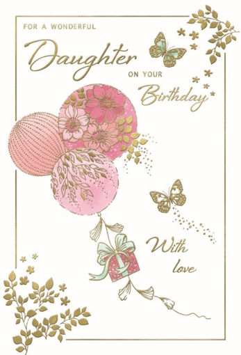 Picture of WONDERFUL DAUGHTER BIRTHDAY CARD